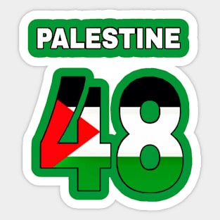 Palestine 48 - Double-sided Sticker